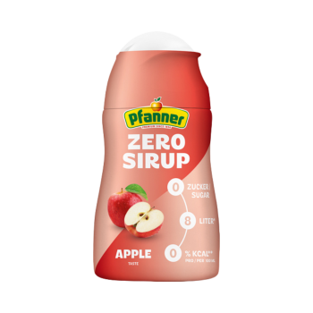 770502 Pfanner ZERO Sirup Apfel, 1 zu 140 verduennbar, ergibt 8 Liter, EINWEG PET, 57ml
